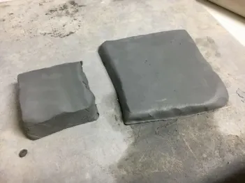 Clay Slab Wall Pocket with Pasta Noodle Designs