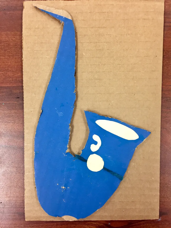 Jazz Printmaking & Collage Art Lesson Plan