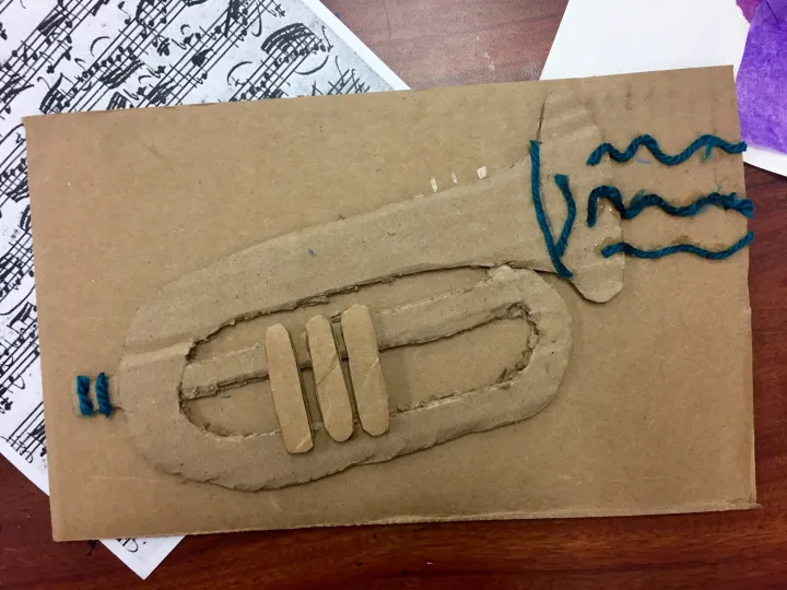 Jazz Printmaking & Collage Art Lesson Plan