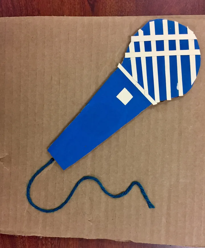 Jazz Printmaking & Collage Art Lesson Plan
