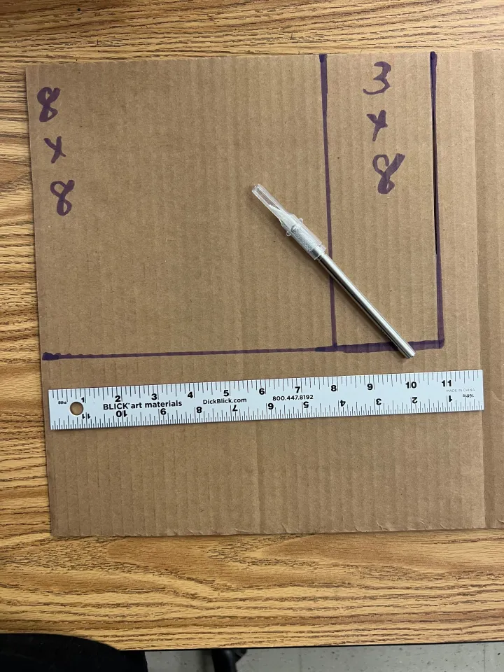 3D cardboard boxes