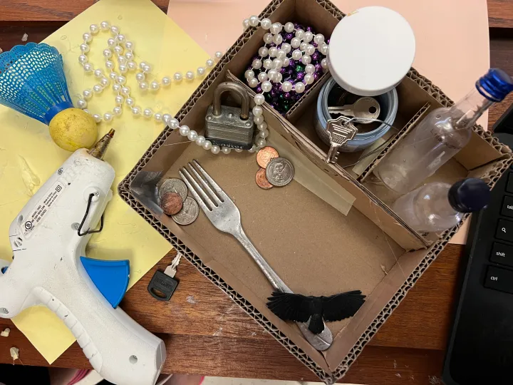 found object assemblage sculpture