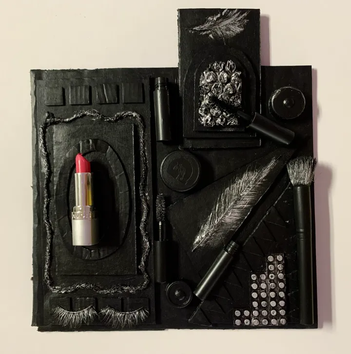 assemblage relief sculpture