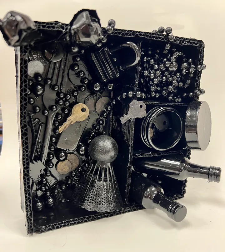 found object assemblage sculpture