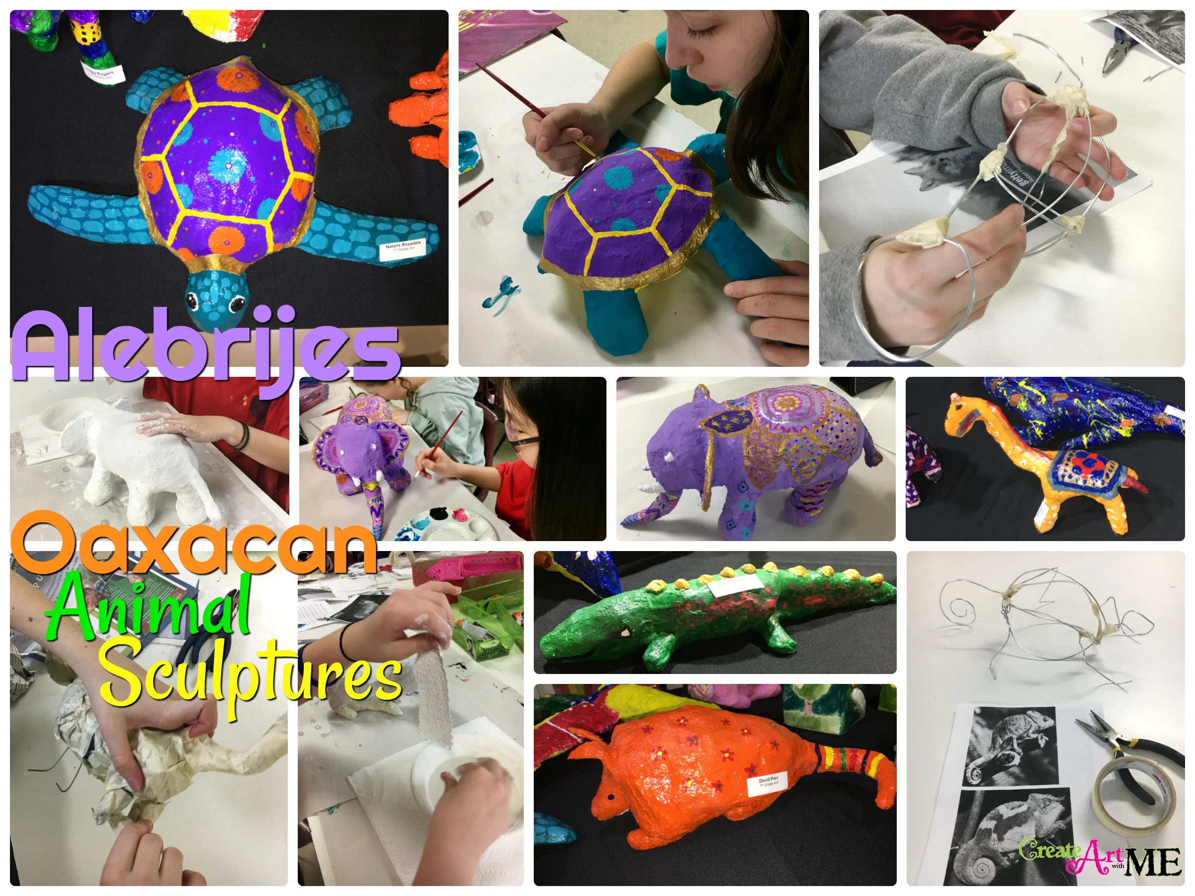 Featured: Oaxacan Animal Sculptures – Plaster Wrap or Paper Mache