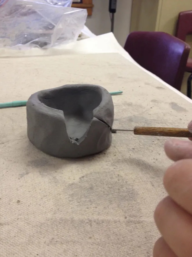 lilypad & flower slab and pinch pot clay art lesson lilypad & flower slab and pinch pot clay art lesson
