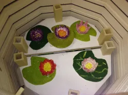 lilypad & flower slab and pinch pot clay art lesson lilypad & flower slab and pinch pot clay art lesson