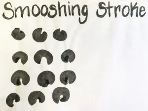 Sumi-e Smooshing Stroke