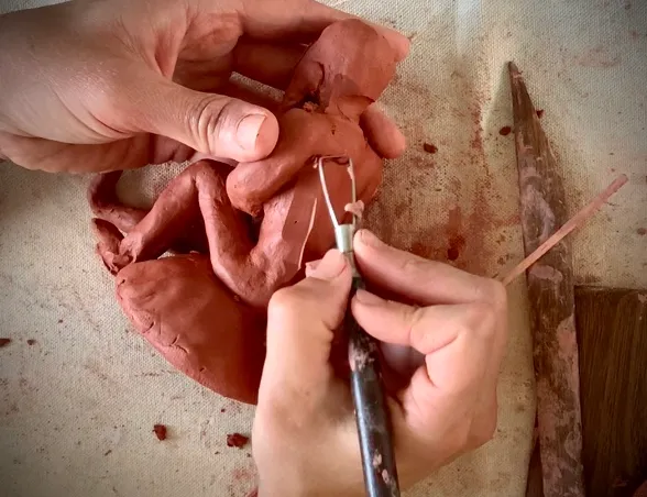 clay-figure-sculpture-art-lesson