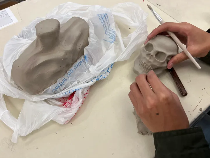Clay Bust Art Lesson