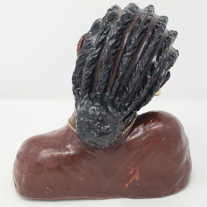 clay bust art lesson