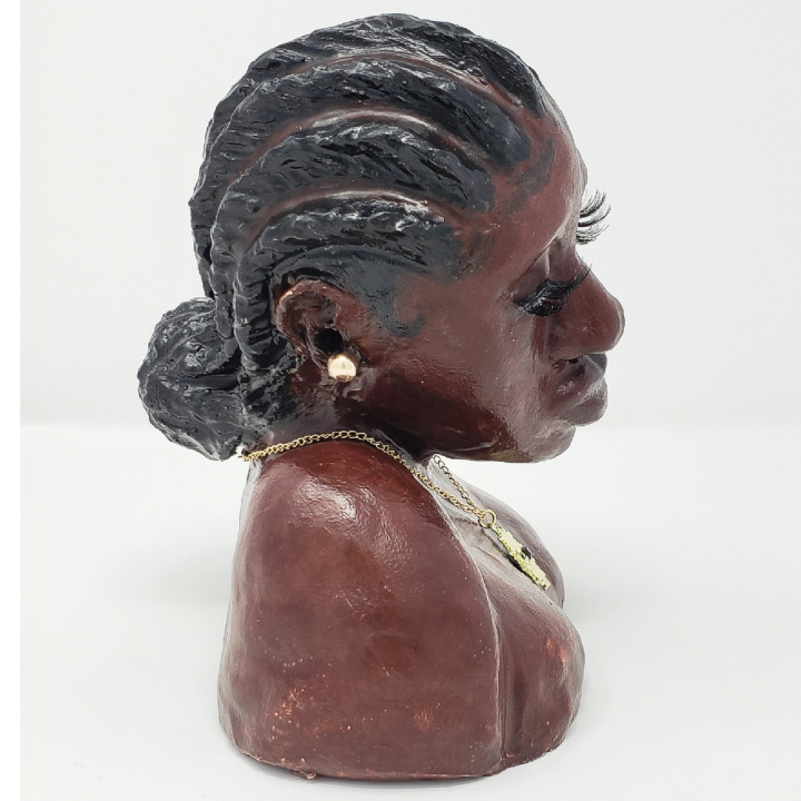 clay bust art lesson