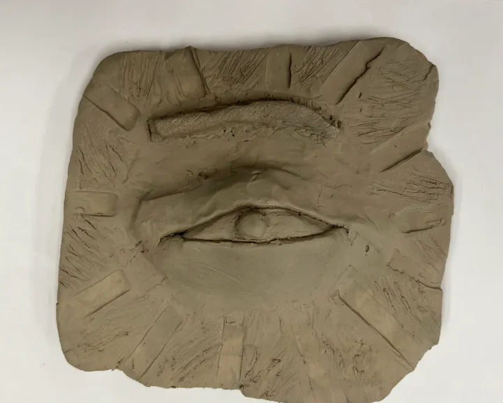 clay facial feature slab lesson