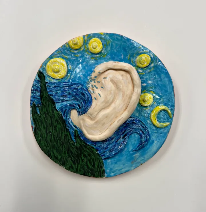 clay facial feature slab lesson