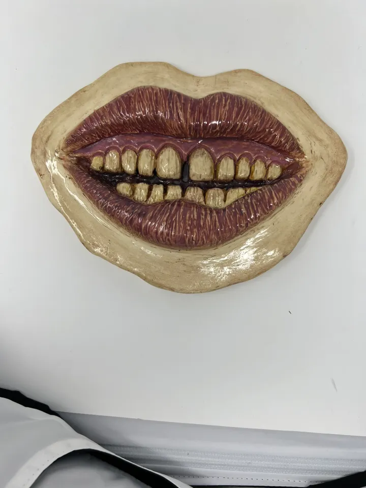 clay facial feature slab lesson