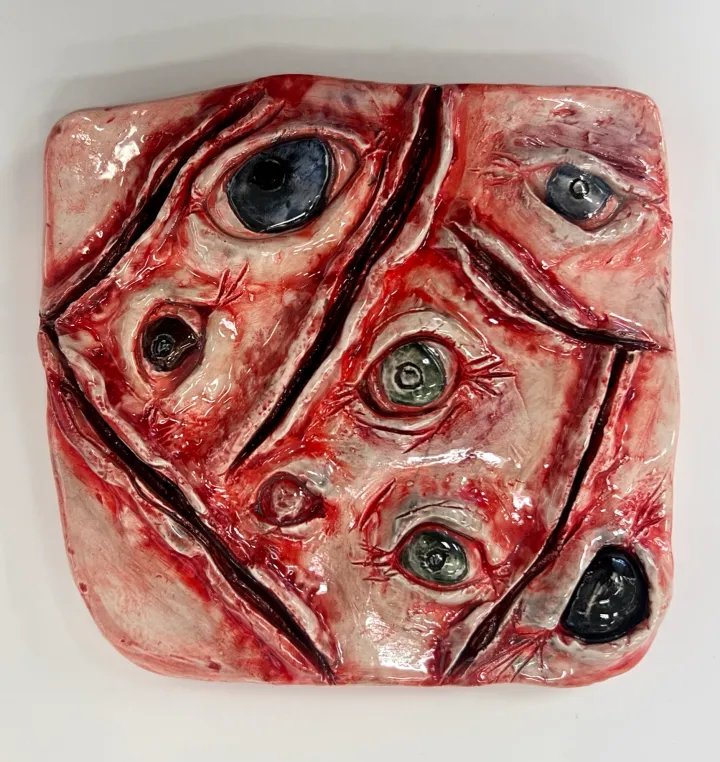 clay facial feature slab lesson