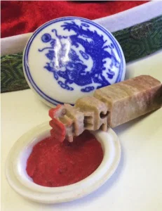 Artist Seal Chop art lesson