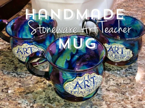 Art Teacher Mug Handmade Wheel-thrown stoneware