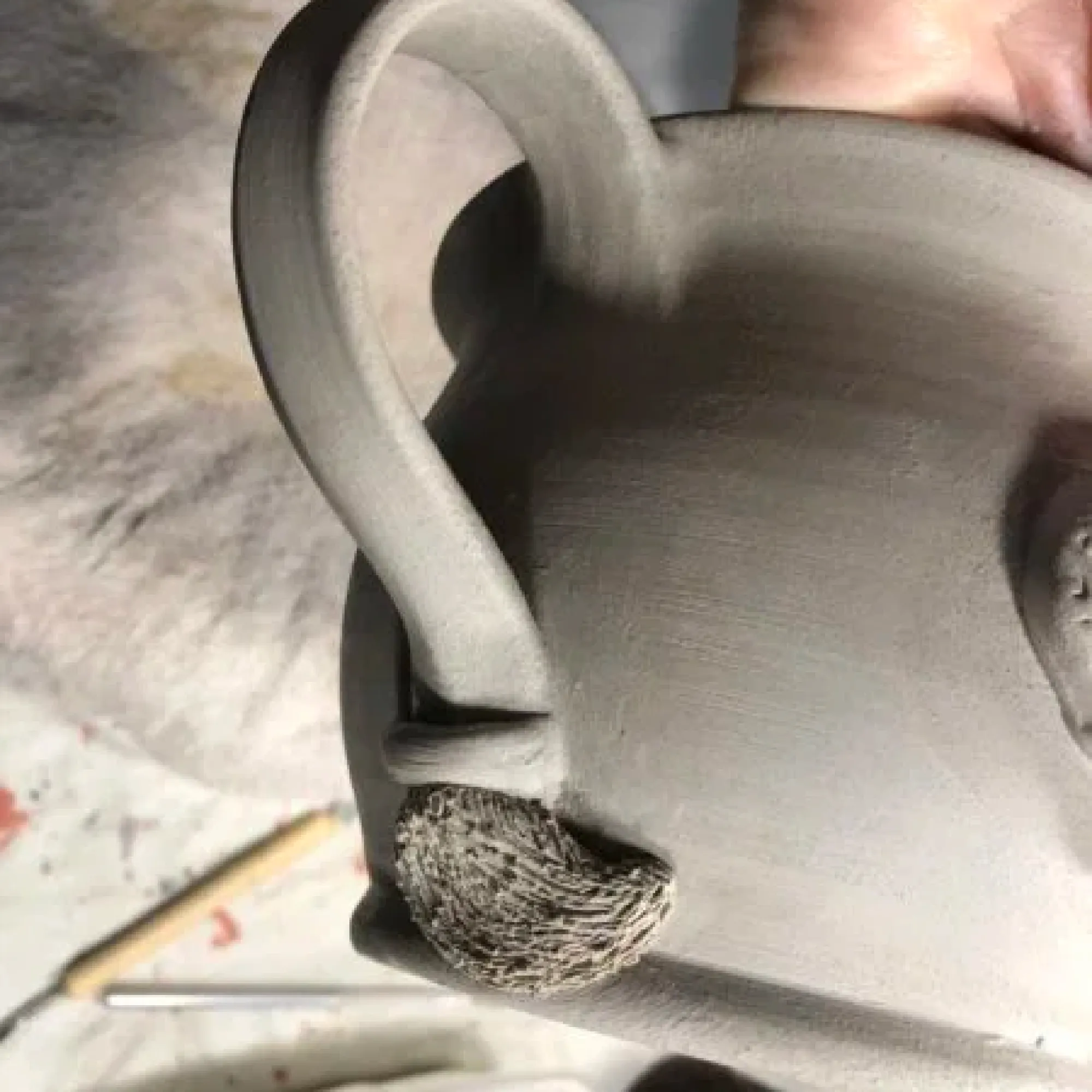 Art Teacher Mug Handmade Wheel-thrown stoneware
