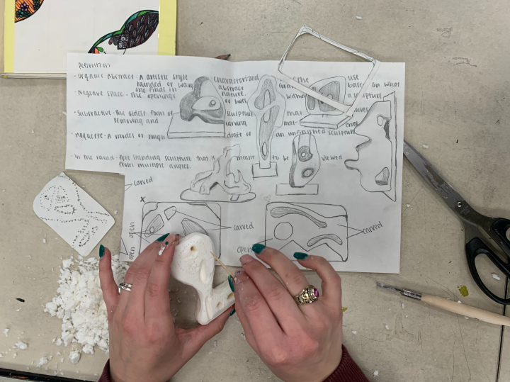 soap carving art lesson