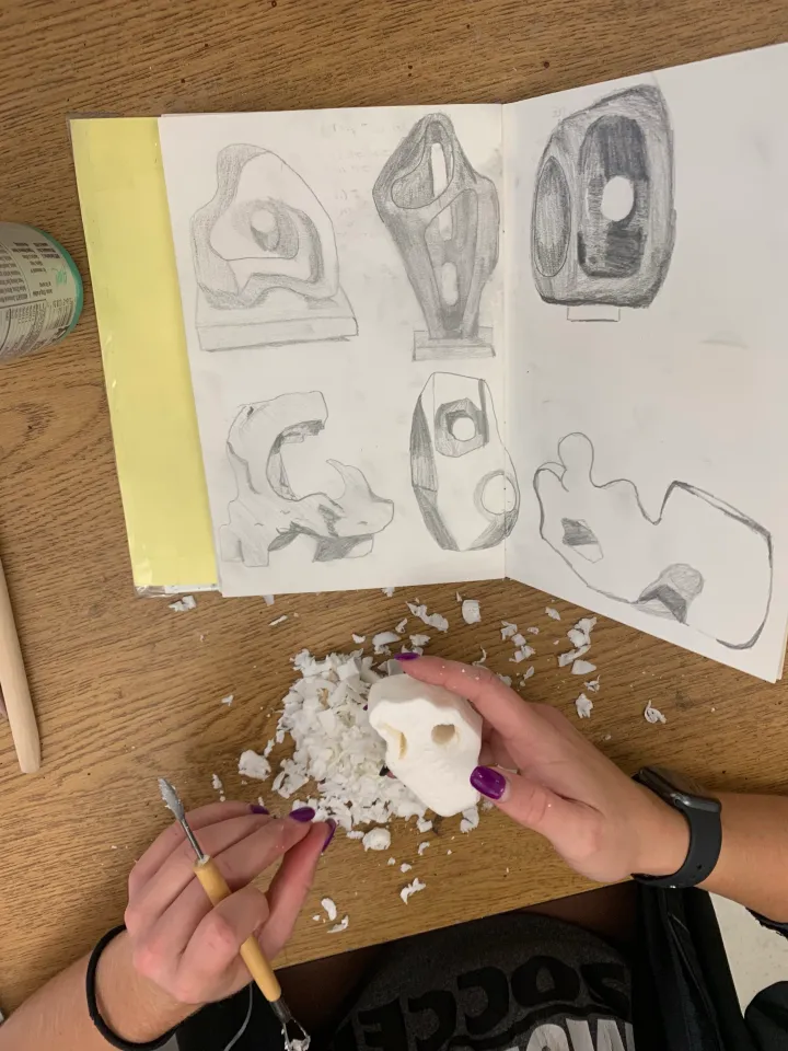 soap carving art lesson