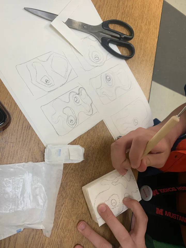 soap carving art lesson