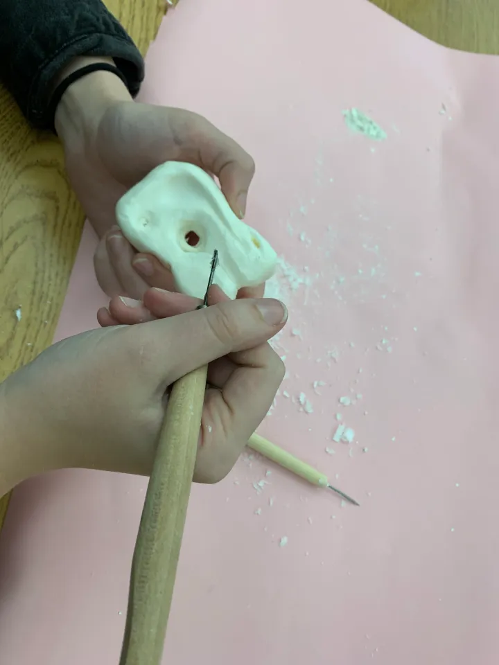 soap carving art lesson
