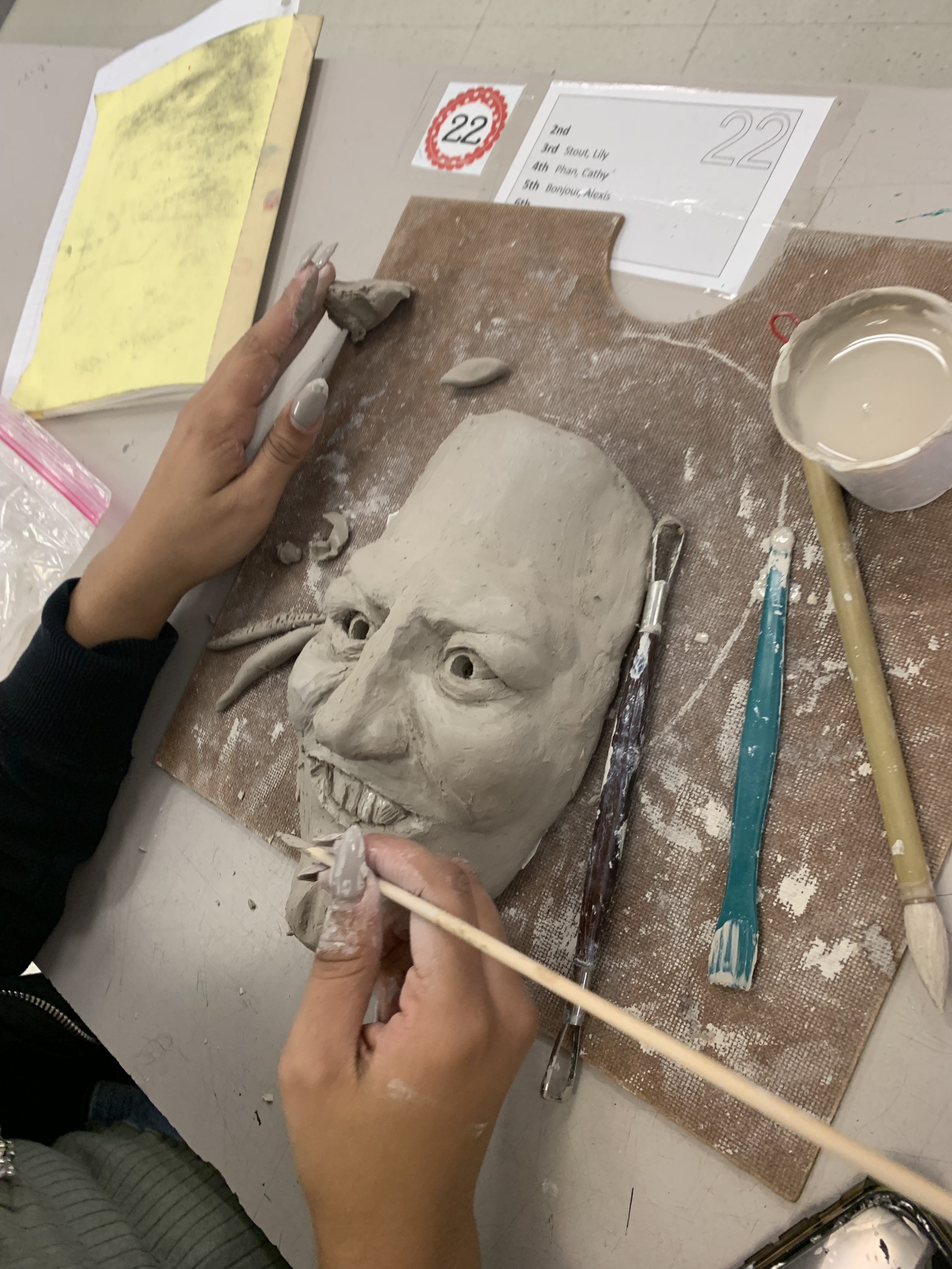 Featured: Expressive Clay Portrait Lesson