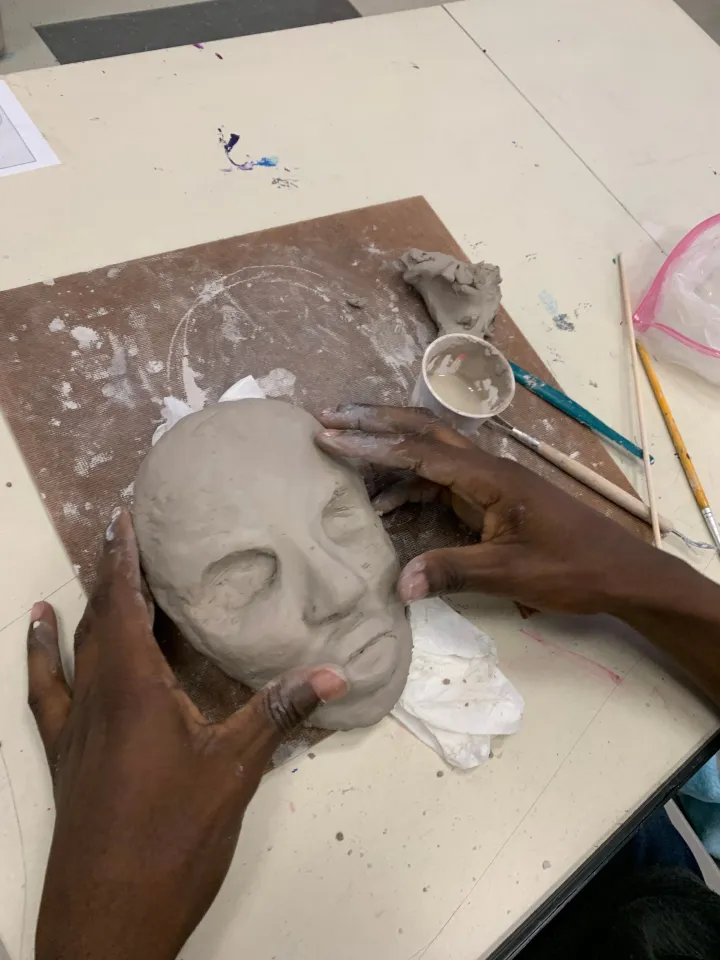 clay mask high school