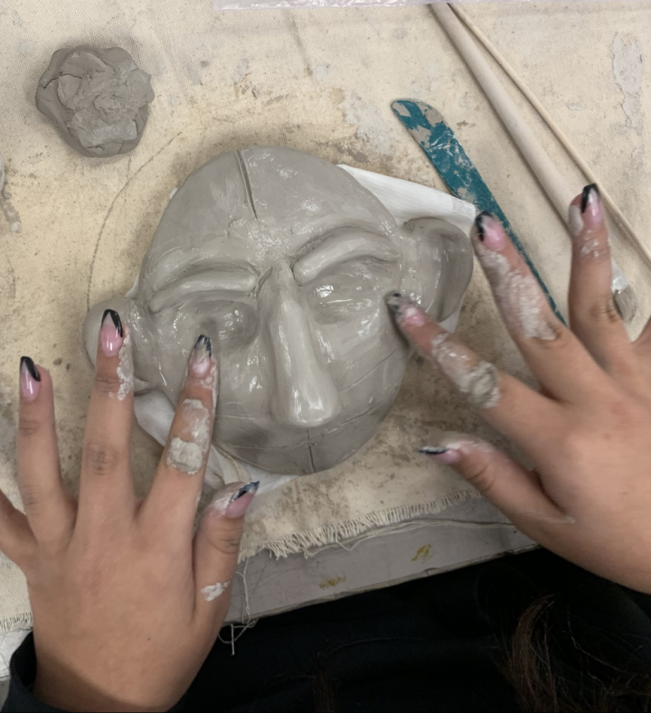 clay mask high school