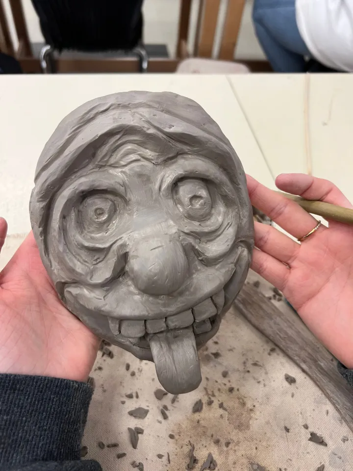 Expressive Clay Portrait Lesson