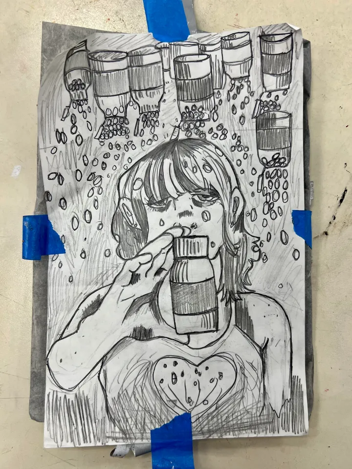 linocut design