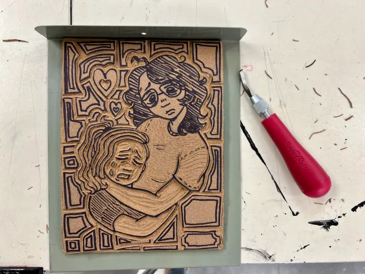 Memory Linocut Artwork