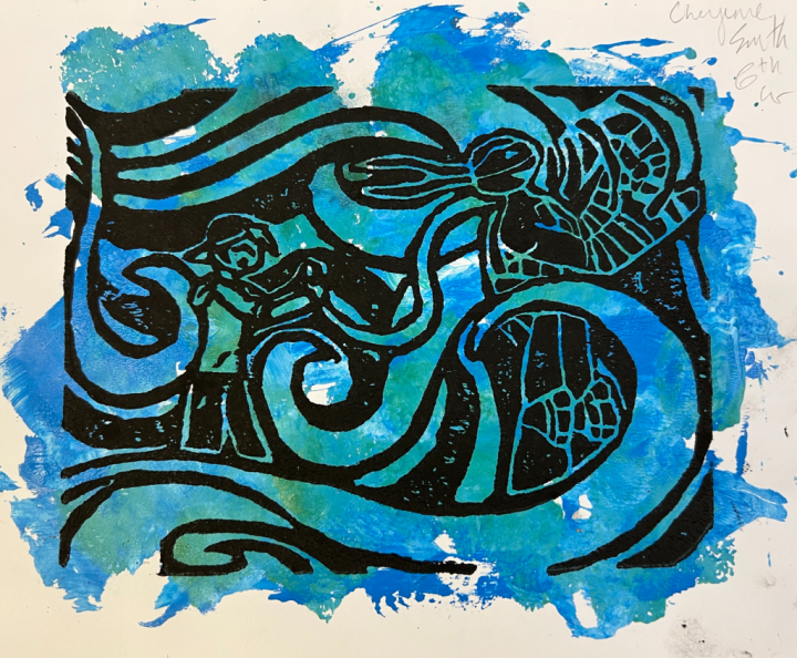 Memory Linocut Artwork