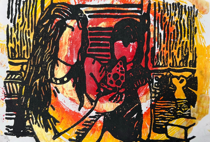 Memory Linocut Artwork