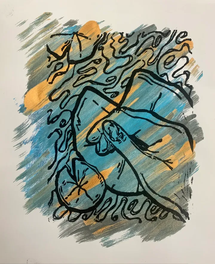 Memory Linocut Artwork