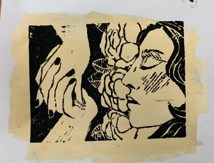 Memory Linocut Artwork