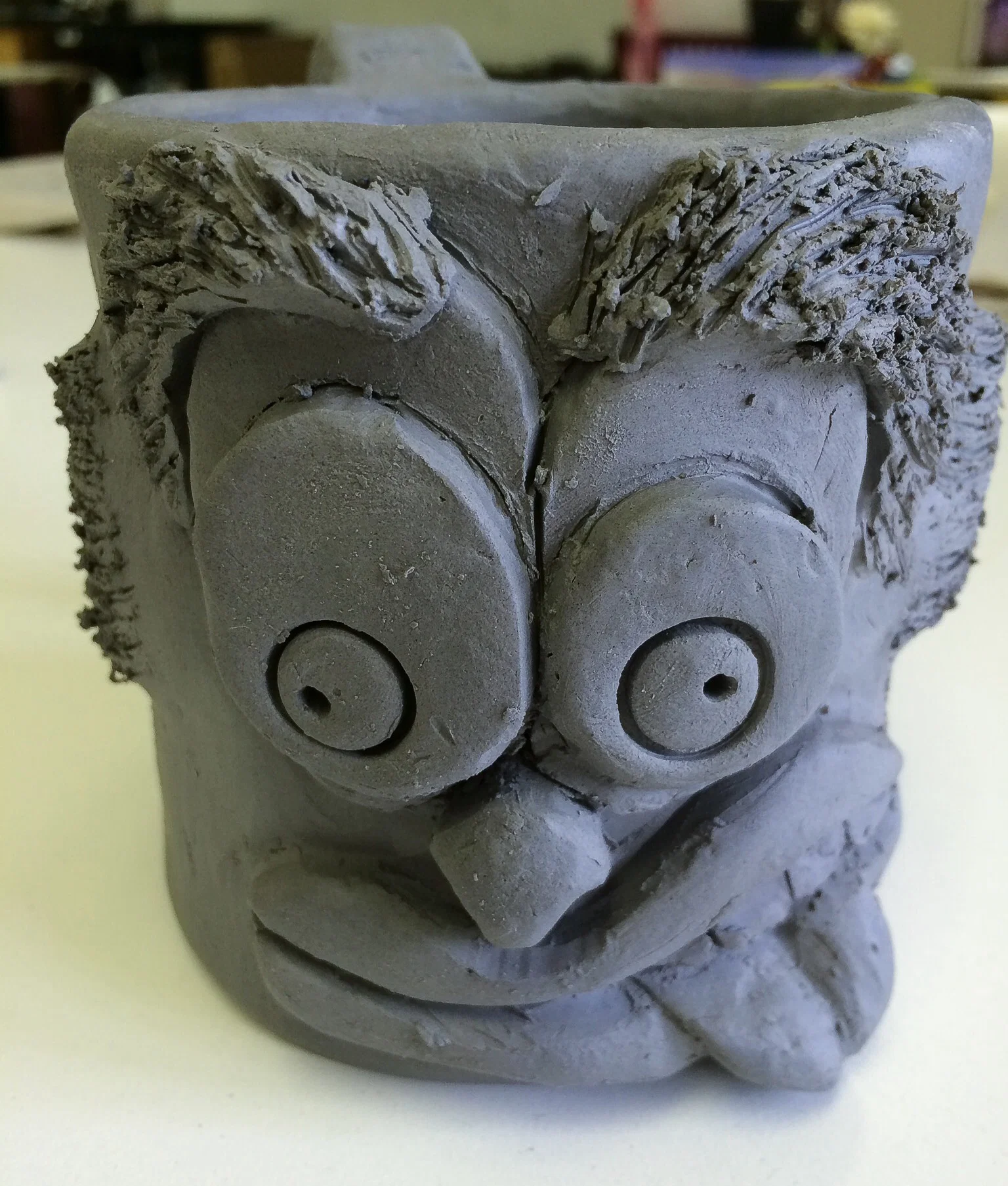 Featured: Funny Face Mugs Slab Construction Mug – Lesson 1