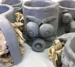 Funny Face Mugs Clay Project Create Art with ME