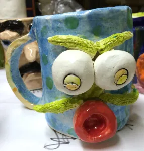 Funny Face Mugs Clay Project Create Art with ME
