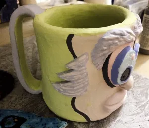 Funny Face Mugs Clay Project Create Art with ME
