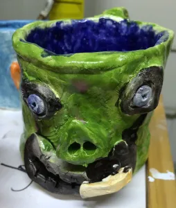 Funny Face Mugs Clay Project Create Art with ME