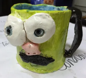 Funny Face Mugs Clay Project Create Art with ME