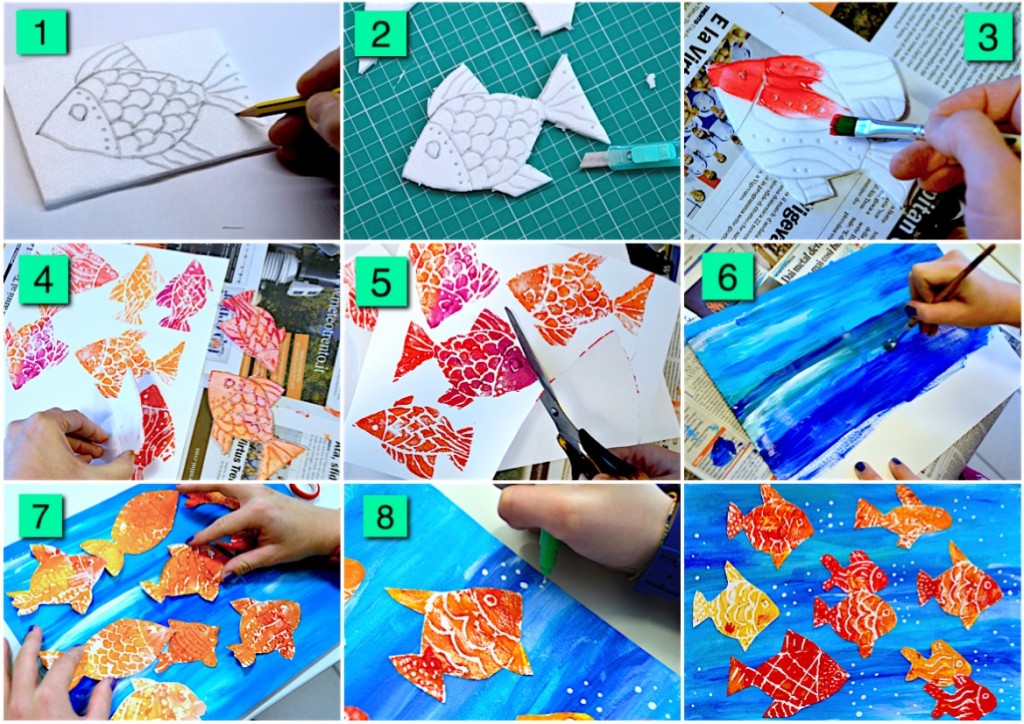 9 steps print con numeri
