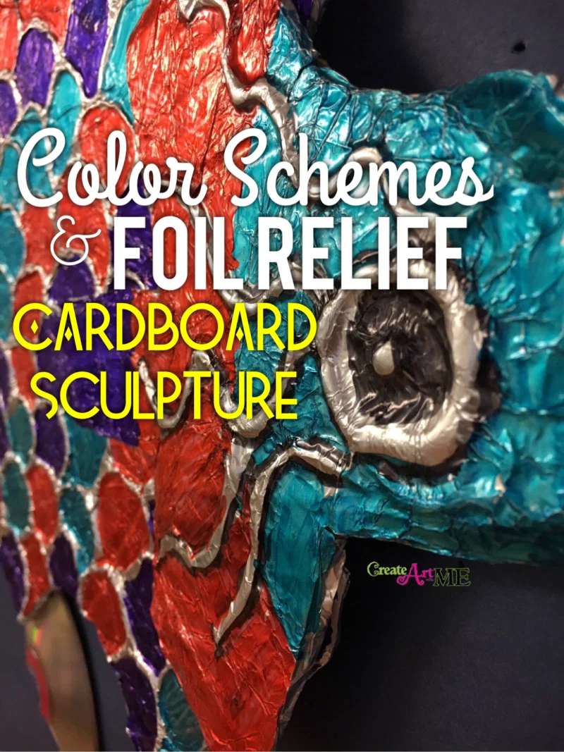 Featured: Color Schemes and Foil Relief Cardboard Sculpture