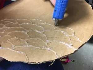 Color Scheme Foil Cardboard Relief Sculpture