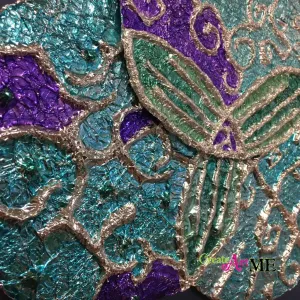 Color Scheme Foil Cardboard Relief Sculpture