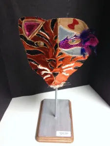 Repousse Masks Metal Tooling Foil embossing lesson