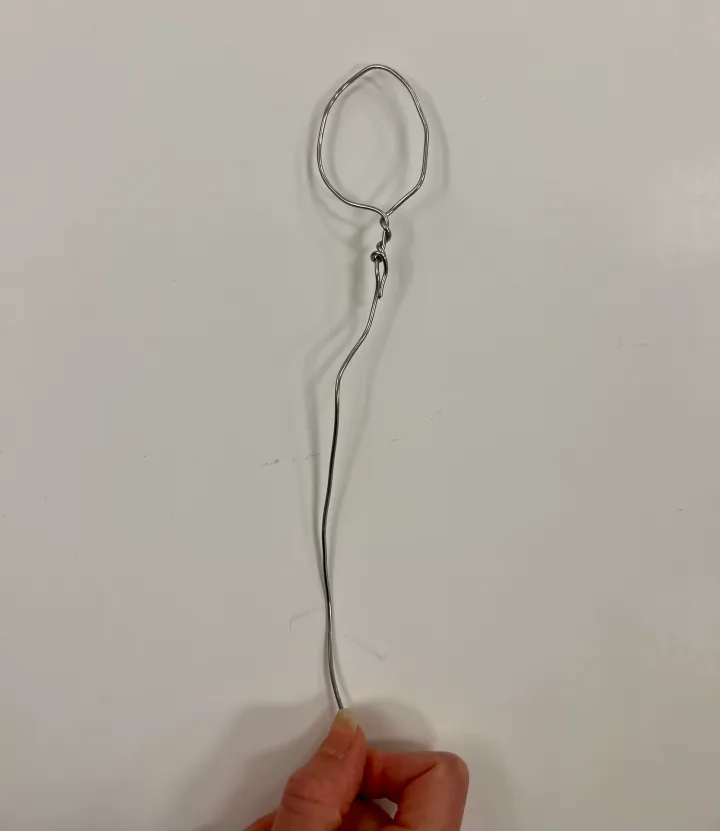 wire figure sculpture