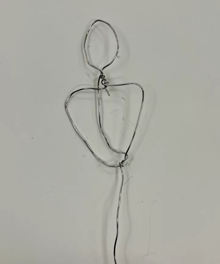 wire figure sculpture